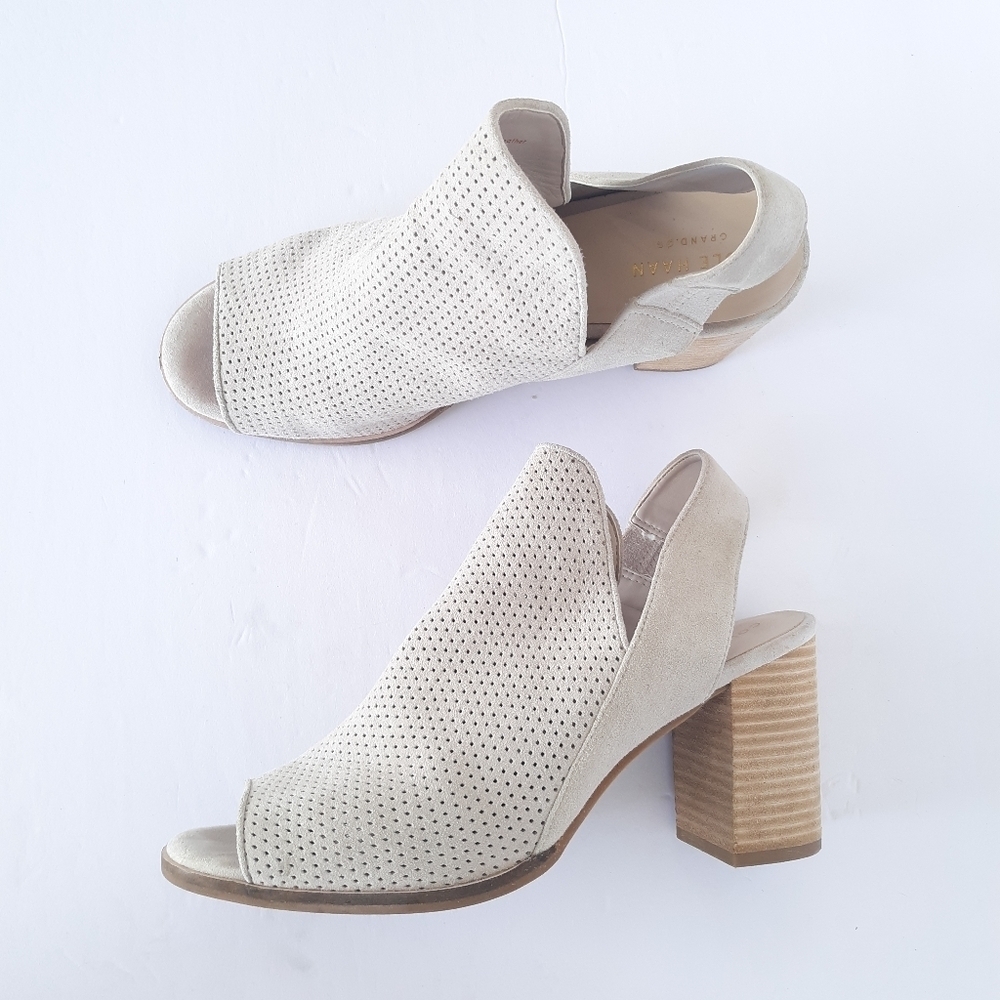 Cole Haan Callista Perforated Leather Slingback